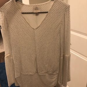 Striped Knox rose top